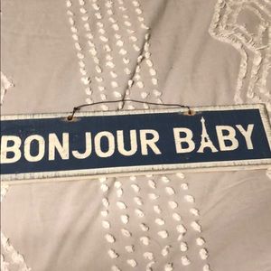 Bonjour baby brandy Melville sign